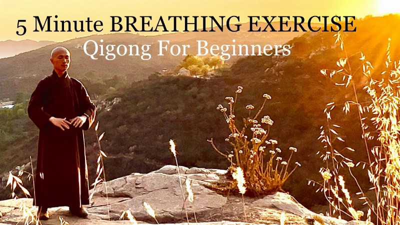 image 0 5 Minute Breathing Exercise : Qigong For Beginners ( Silent )