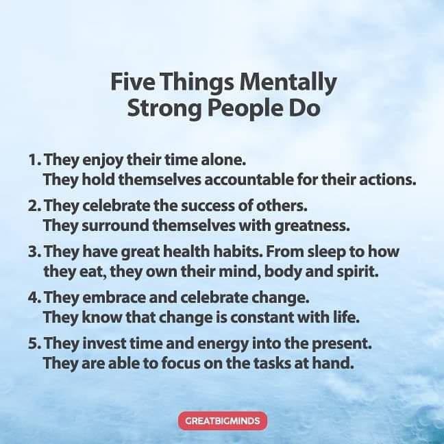 image  1 Great Big Minds - 5 things mentally strong people do
