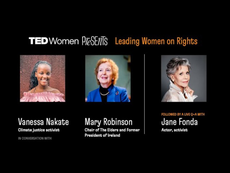 image 0 Jane Fonda Vanessa Natake And Mary Robinson On Rights : Live From Tedwomen Presents