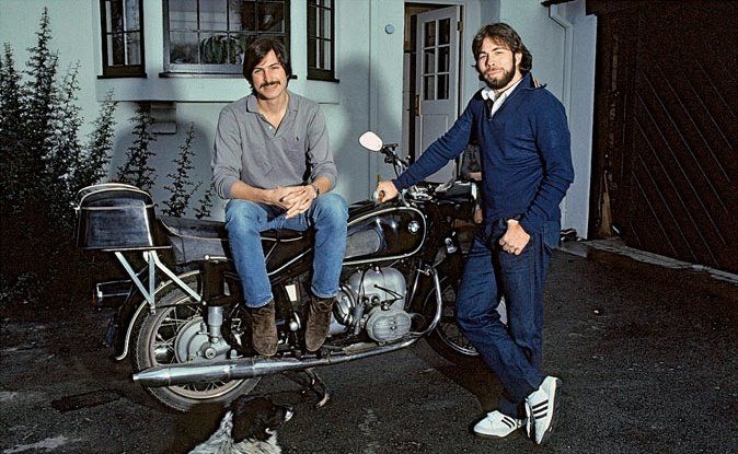image  1 Steve Jobs and Steve Wozniak in 1981